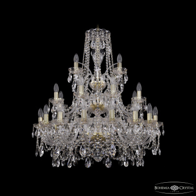Подвесная люстра Bohemia Ivele Crystal 1411/16+8+4/300/3d G