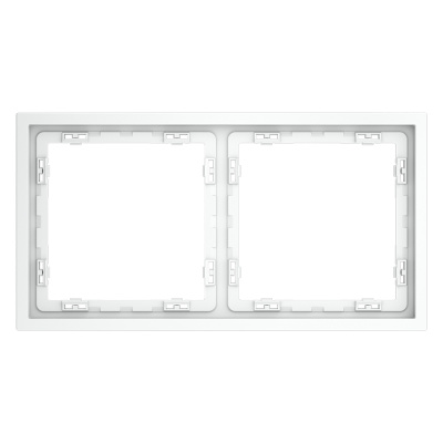 Рамка на 2 поста Voltum S70 VLS100202 (белый матовый)