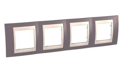 Рамка 4-постовая Schneider Electric Unica Хамелеон MGU6.008.576