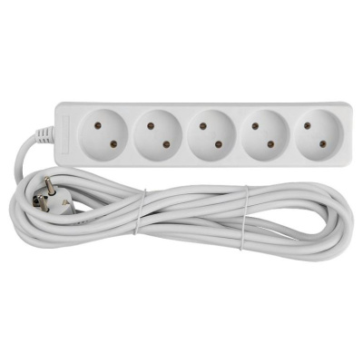 Удлинитель бытовой General GES-10-2x075-5-10m 470042