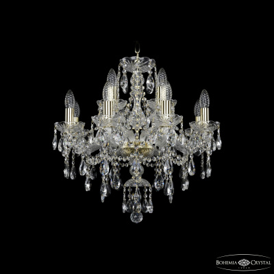 Подвесная люстра Bohemia Ivele Crystal 1415/8+4/200 G