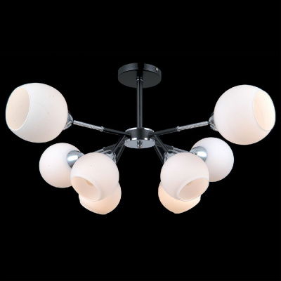 Люстра на штанге Illumico IL0715-8CSQ-24 BK CR LIBRA