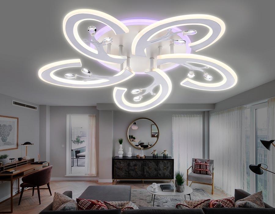 Потолочная светодиодная люстра Ambrella Light Acrylica Original FA512