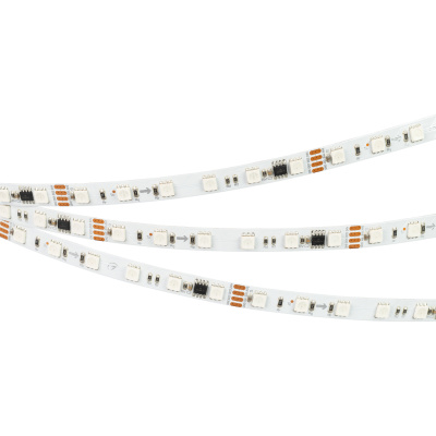 Светодиодная лента Arlight SPI-B60-10mm 24V RGB-PX6-RAM (15 W/m, IP20, 5060, 5m) 033447