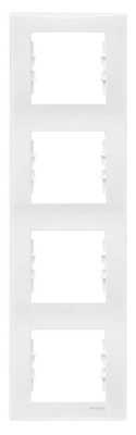 Рамка 4-постовая вертикальная Schneider Electric Sedna SDN5802021