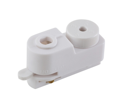 Адаптер для однофазного шинопровода Crystal Lux CLT 0.212 CLT 0.212 01 WH