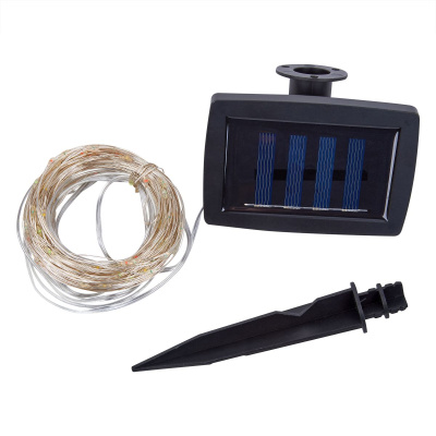 Садовая гирлянда на солнечной батарее Uniel USL-S-128/PT30000 WARMWHITE DEW UL-00012694