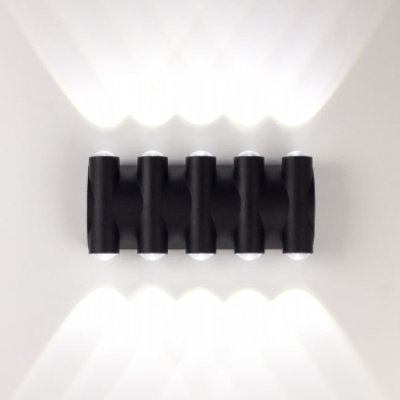 Фасадный светильник AM Group AM359-10X1W BK 4000K