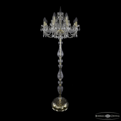 Торшер Bohemia Ivele Crystal 1406T1/8+4/195-165 G
