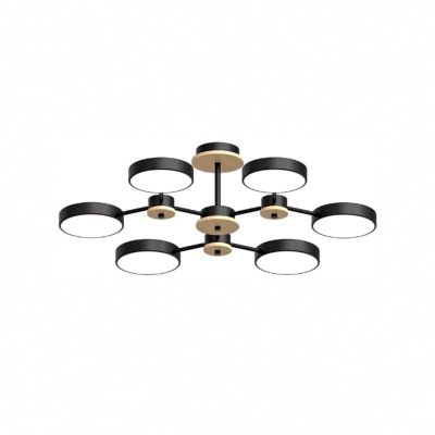 Люстра на штанге LED4U L3216-730 BK