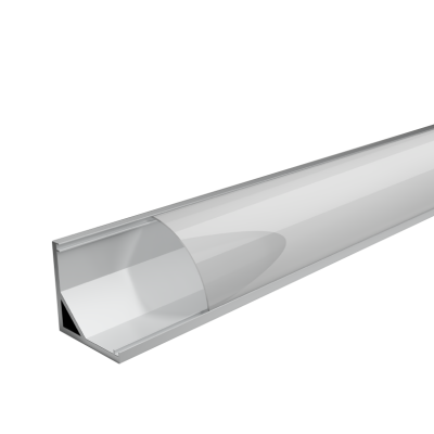 Профиль алюминиевый угловой накладной Wolta WAP-S-16/16/2000-A