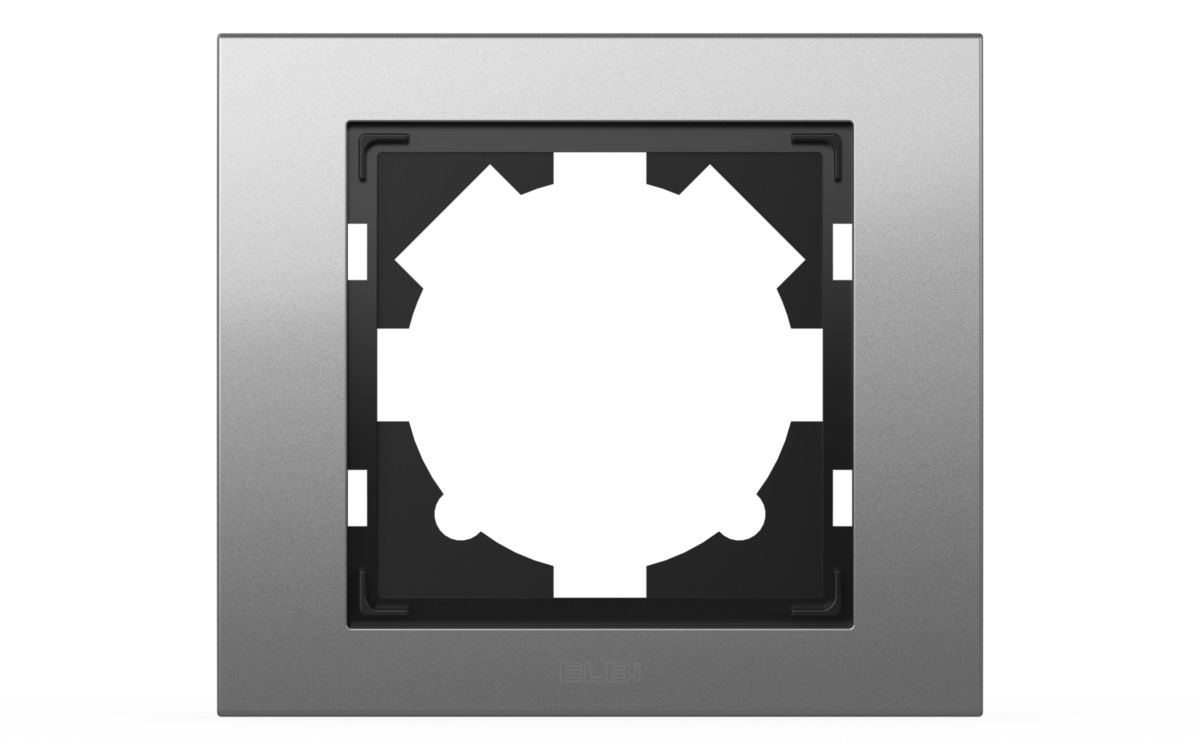 Рамка одноместная ELBI Zena Platin 500-073600-271