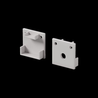 Комплект заглушек для профиля 2020 2шт Maytoni Led Strip ALM-2020B-EC 642077