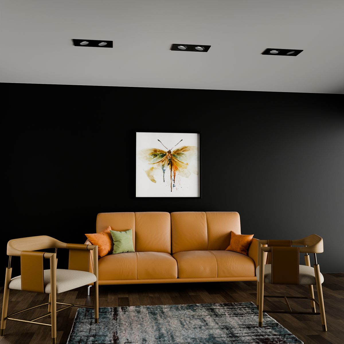 Встраиваемый светильник Lightera Moon LE204RL-2B