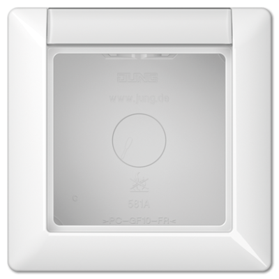 Коробка одноместная Jung AS581ANAWW