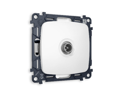 Комплект механизма TV розетки оконечной 50-870 MHz 1dB Ambrella Volt Omega MO133010