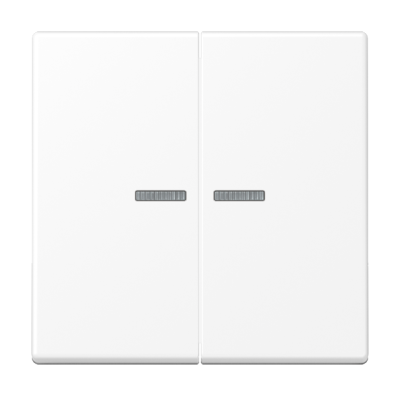 Клавиша 2-ная с двумя линзами Jung A500 A595KO5WWM