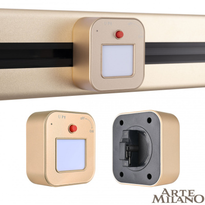 Трековая подсветка Arte Milano Am-track-sockets 380022TL/Light Gold