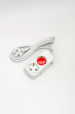 Удлинитель с/з 2вх с защитными шторками ELBI Myra 527-010202-221