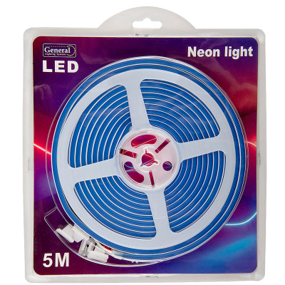 Гибкий неон General GLS-2835-120-9.6-12-NL-IP67-B 512611