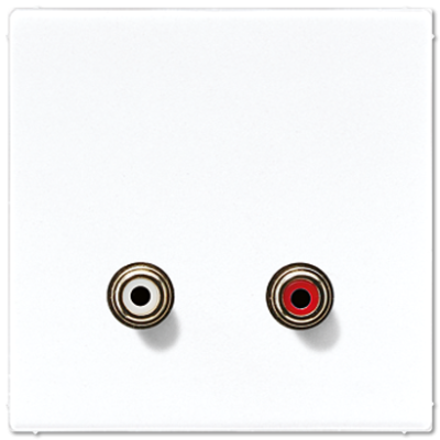 Розетка аудио Jung MALS1021WW