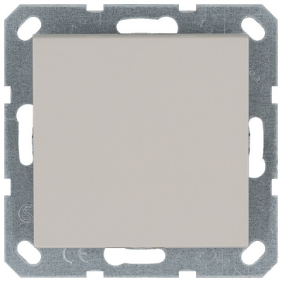 Выключатель одноклавишный Jasmart 10A 250V с накладкой G3011T