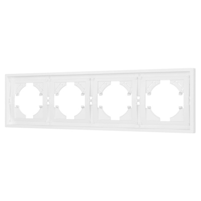 Рамка пластиковая на 4 поста Arlight FRM-TENDO-PL-4-WH 053847