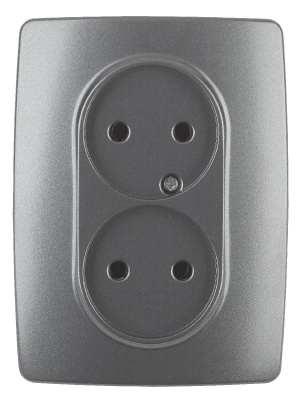 Розетка 2x2P Эра 12-2107-12 Б0031244