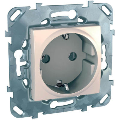 Розетка Schneider Electric Unica с/з без шторок 16A 250V MGU5.036.25ZD