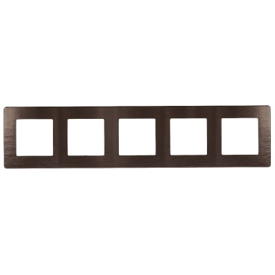 Рамка для розеток и выключателей на 5 постов Эра 12-5105-13 Б0052546