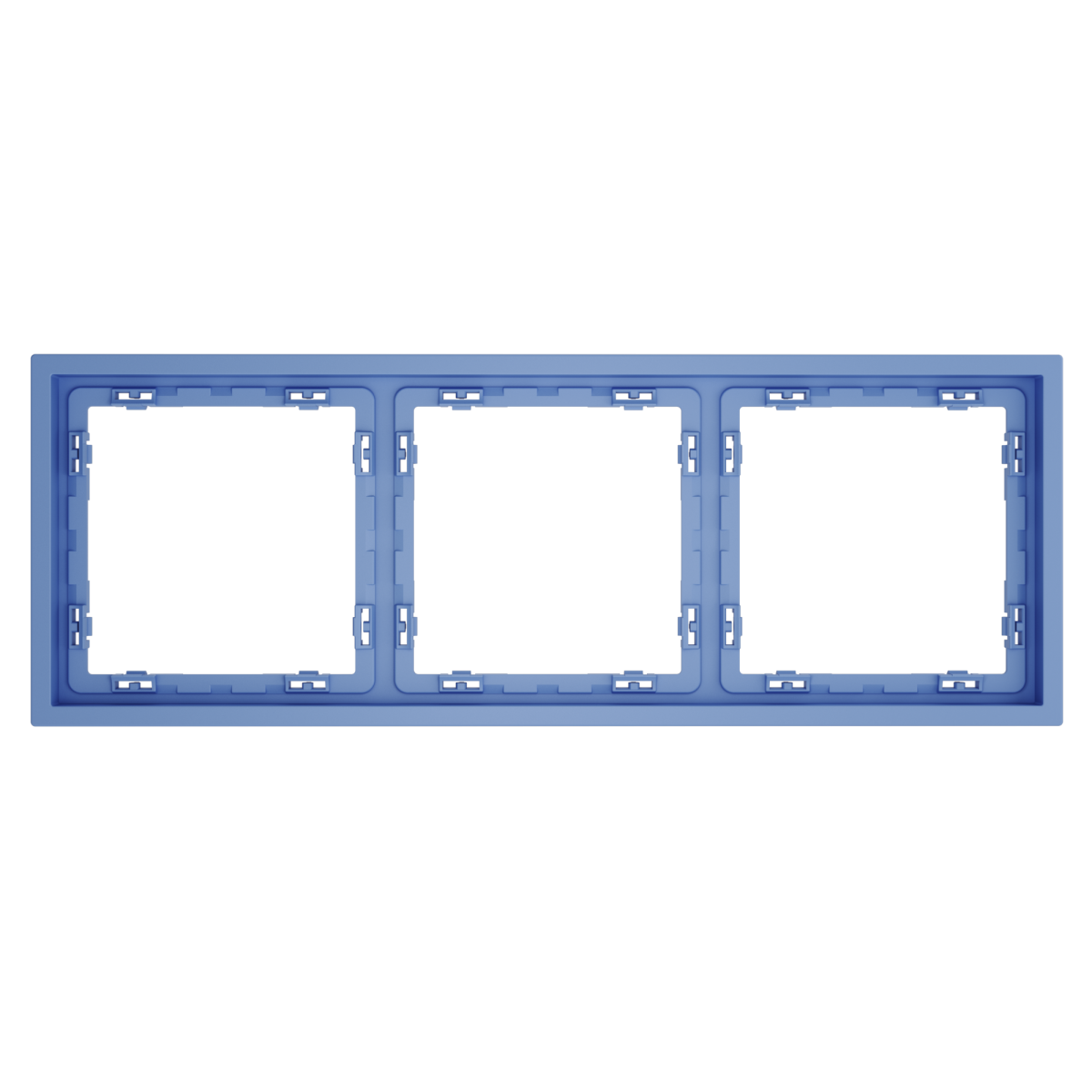Рамка пластиковая Voltum S70 на 3 поста, (деним) VLS100315