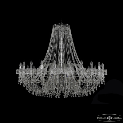 Подвесная люстра Bohemia Ivele Crystal 1410/24/530 Ni V0300