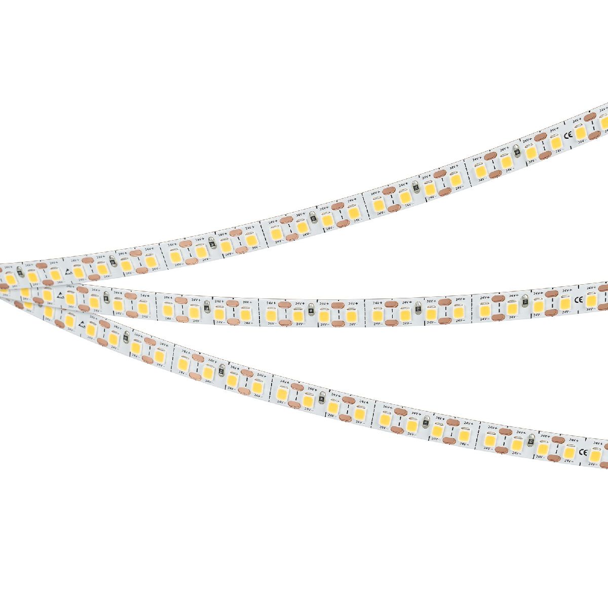 Светодиодная лента Arlight FC-A160-8mm 24V Warm3000-CX1 (14 W/m, IP20, 5m) 052934