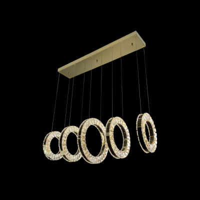 Подвесная люстра iLedex Crystal ice 4460-5 72W TGD