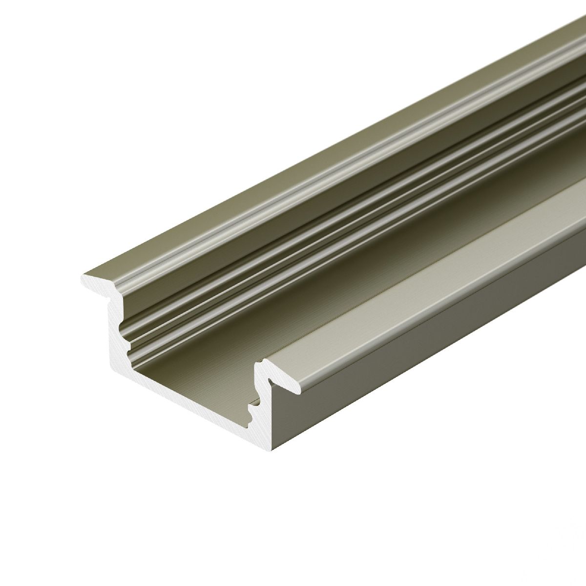 Профиль Arlight LINE-2308-F-2000 ANOD OLIVE GREY 038440