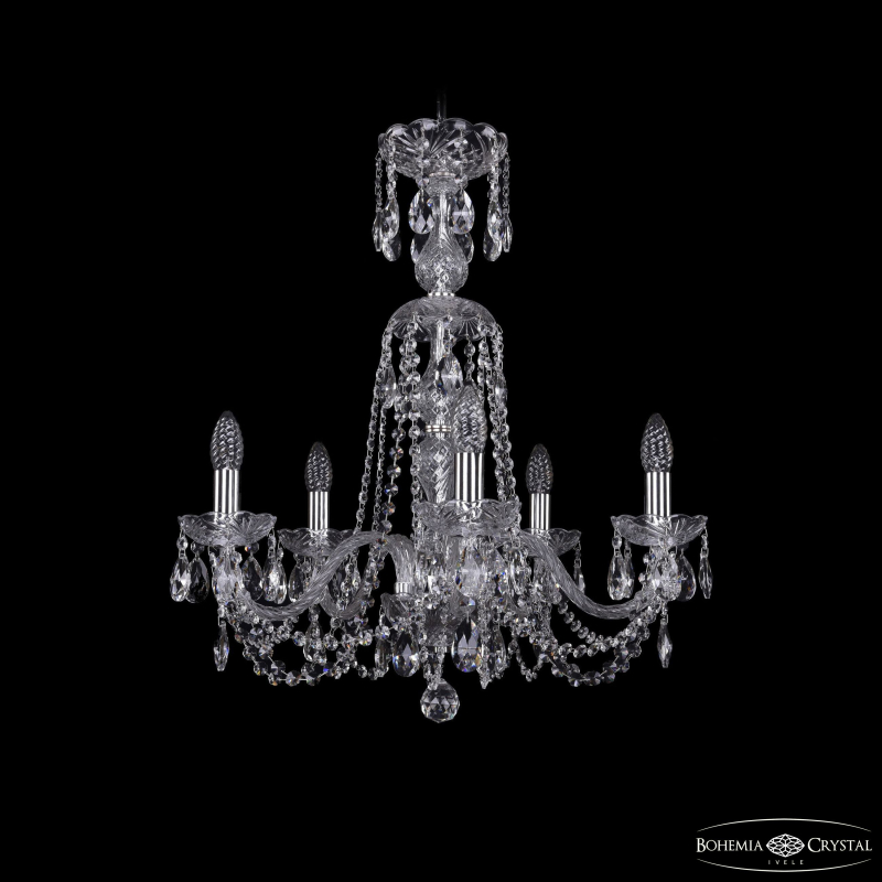 Подвесная люстра Bohemia Ivele Crystal 1402/5/195/XL-64 Ni
