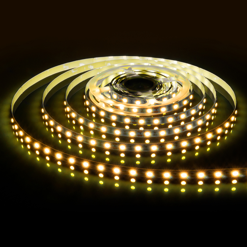 Светодиодная лента Elektrostandard 12V 9,6W 120Led 2835 IP20 теплый белый, 5м 4690389154829