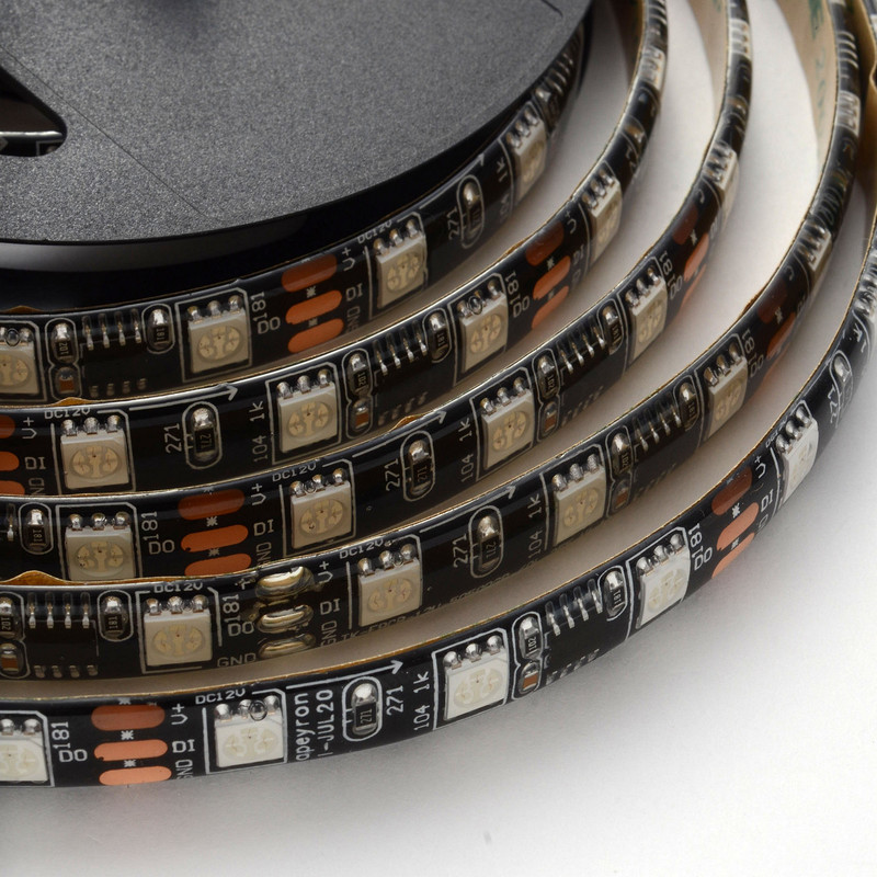 Комплект цифровой светодиодной ленты Apeyron 12В 5050 14,4Вт/м RGB 2м IP65 86ЦЛ