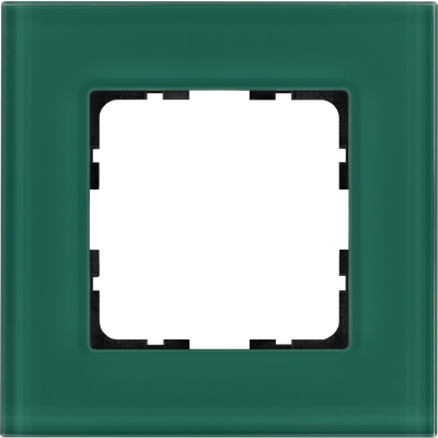 Рамка 1-постовая стекло цвет Лазурный Jasmart G1001GJ