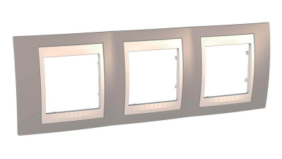 Рамка 3-постовая Schneider Electric Unica Хамелеон MGU6.006.574