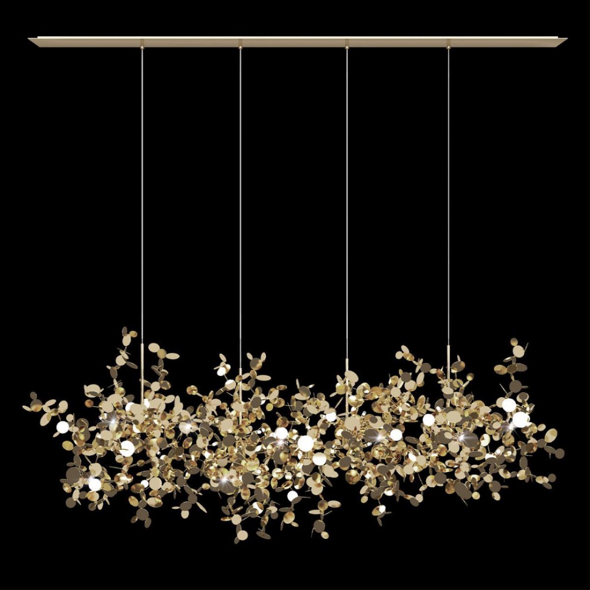 Подвесная люстра Loft IT Spark 10101/4 Gold