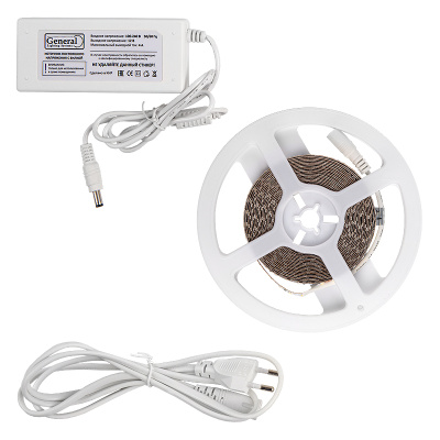 Светодиодная лента (комплект) General GLS-2835-120-9.6-12-IP20-PRO-6-5-KIT 501422