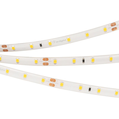Светодиодная герметичная лента Arlight RTW-SE-A60-8mm 24V Warm2700 (4.8 W/m, IP65, 2835, 5m) 055407