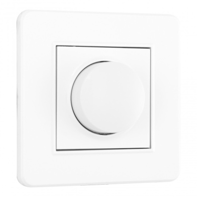 Диммер с рамкой Arte Milano SET16-1-48-1 white