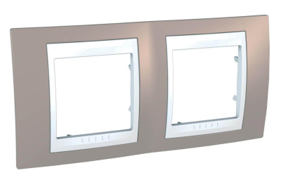 Рамка 2-постовая Schneider Electric Unica Хамелеон MGU6.004.874