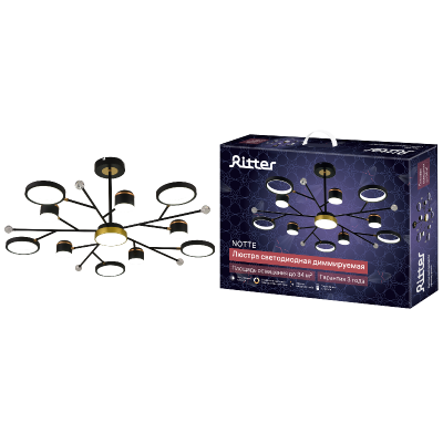 Люстра на штанге Ritter Notte 51596 2