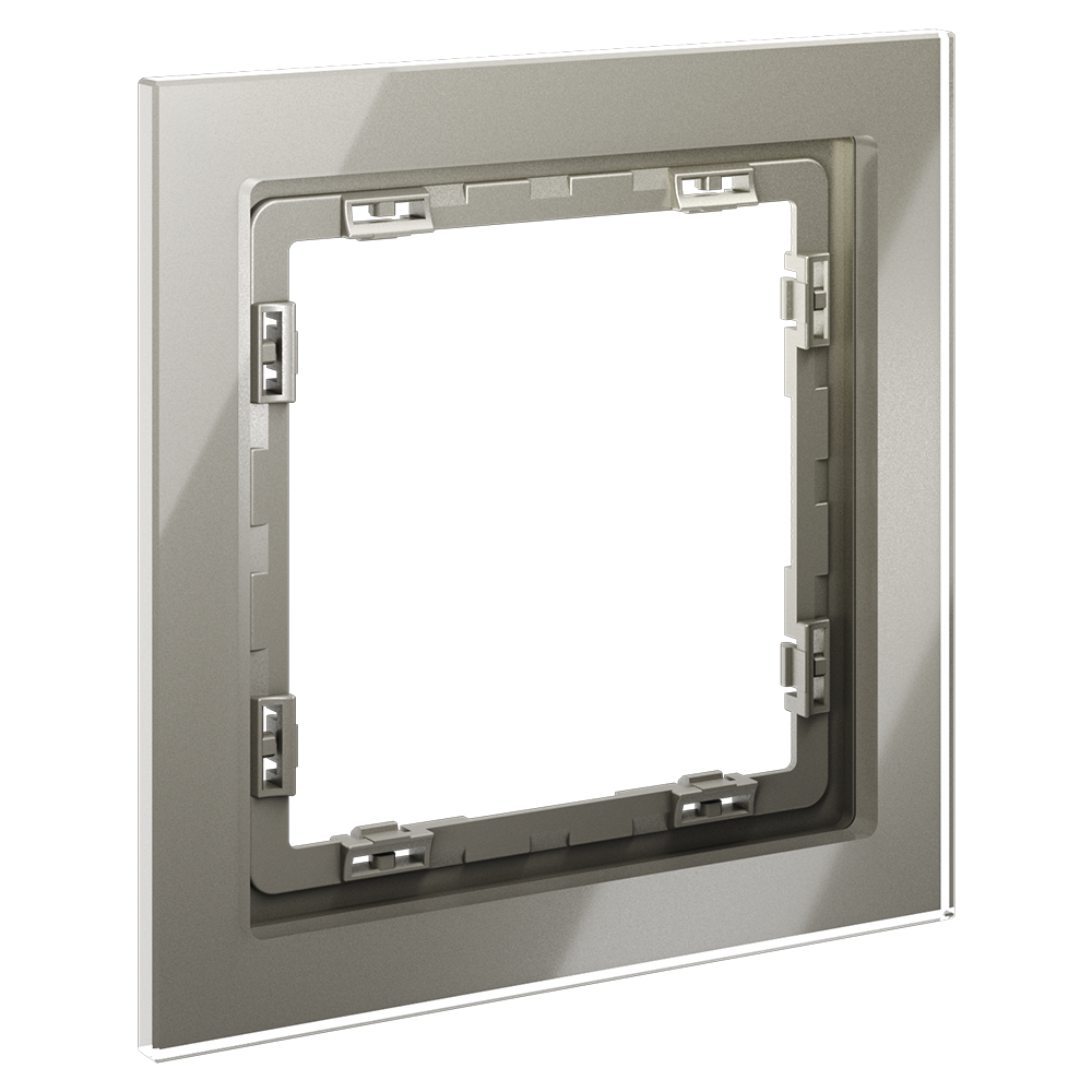 Рамка на 1 пост Voltum S70 VLS110104 (шелк, стекло)