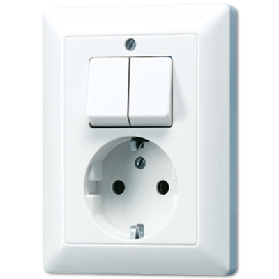 Розетка штепсельная Schuko Jung AS5575EUWW