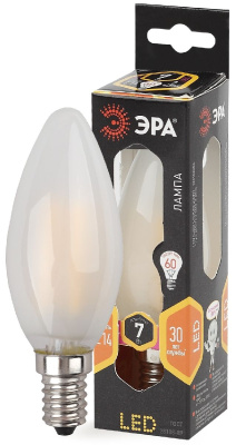 Лампа светодиодная Эра E14 7W 2700K F-LED B35-7W-827-E14 frost Б0027952
