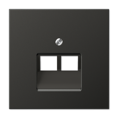 Накладка для комп. розетки 2хRJ45 Jung AL2969-2UAAN